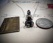 tiny friend ship fob pendant - wax seal jewelry