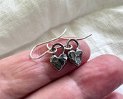 tiny heart earrings