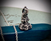 tiny friend ship fob pendant - wax seal jewelry