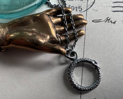 ouroboros necklace pendant
