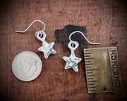 star earrings - rustic celestial jewelry