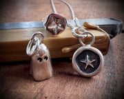 star wax seal necklace pendant - celestial jewelry