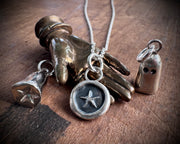 star wax seal necklace pendant - celestial jewelry