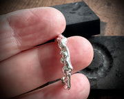 rustic organic bubbles ring - artisan hand crafted jewelry