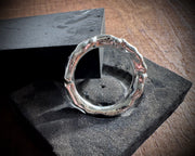 rustic organic bubbles ring - artisan hand crafted jewelry