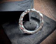 rustic organic bubbles ring - artisan hand crafted jewelry