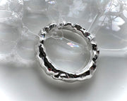 rustic organic bubbles ring - artisan hand crafted jewelry