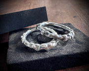 rustic organic bubbles ring - artisan hand crafted jewelry