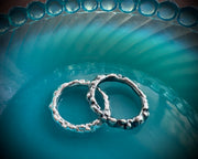 rustic organic bubbles ring - artisan hand crafted jewelry