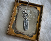 skeleton in coffin necklace charm