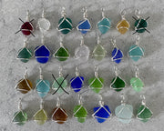 sea glass charms - choose a charm color