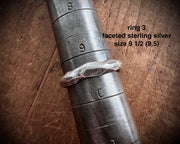 rustic organic ring - sand cast rings