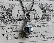 full moon necklace pendant