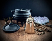 Fiammetta the ghost candle snuffer - large bronze ghost for the home