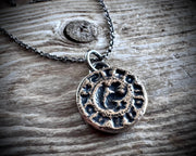 squirrel intaglio wax seal pendant - I CRAKE NOTIS - medieval wax seal jewelry