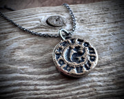 squirrel intaglio wax seal pendant - I CRAKE NOTIS - medieval wax seal jewelry