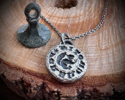 squirrel intaglio wax seal pendant - I CRAKE NOTIS - medieval wax seal jewelry