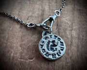 squirrel intaglio wax seal pendant - I CRAKE NOTIS - medieval wax seal jewelry