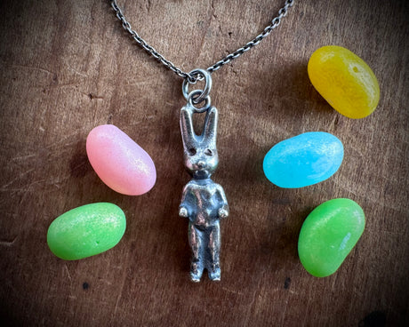 Frozen Charlotte - bunny head Charlotte - doll jewelry