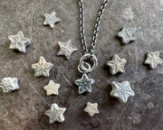 star fossil necklace pendant