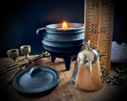 Fiammetta the ghost candle snuffer - large bronze ghost for the home