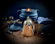 Fiammetta the ghost candle snuffer - large bronze ghost for the home