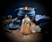 Fiammetta the ghost candle snuffer - large bronze ghost for the home