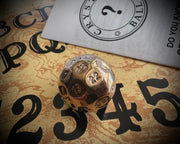 fortune telling dice  - bronze Do You Know ball - divination party game