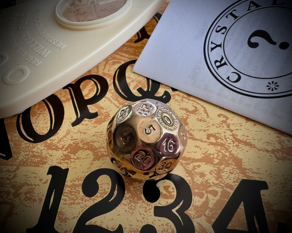 fortune telling dice  - bronze Do You Know ball - divination party game