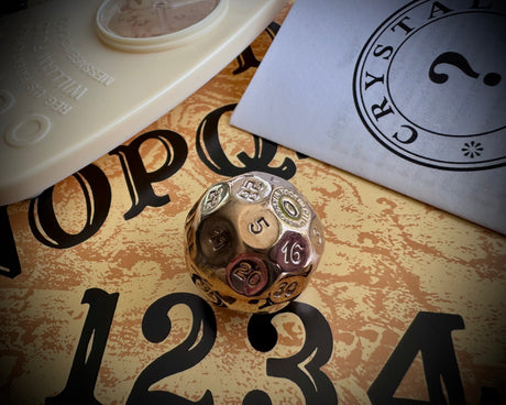 fortune telling dice  - bronze Do You Know ball - divination party game
