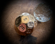 fortune telling dice  - bronze Do You Know ball - divination party game