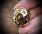 fortune telling dice  - bronze Do You Know ball - divination party game