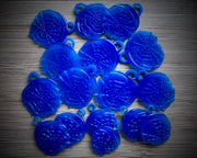 spider web wax seal necklace - interesting wax seal jewelry