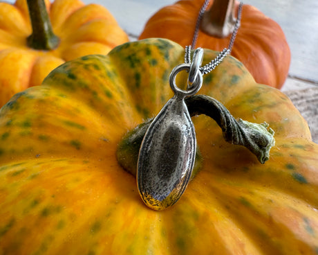 pumpkin seed necklace