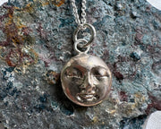 full moon necklace pendant