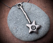 magical star wishing wand pendant