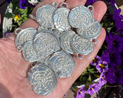 spider web dangle earrings - interesting wax seal jewelry