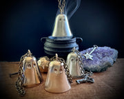 Fiammetta the ghost candle snuffer - large bronze ghost for the home