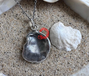 custom for GG - oyster shell necklace pendant