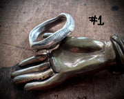 ring 1 wavy ring in sterling silver size 8
