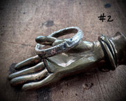 rustic ring 2 in sterling silver