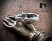 really rustic sterling silver ring