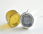 England for ever wax seal necklace 