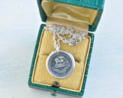 lion wax seal pendant