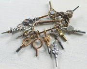 antique watch key collection