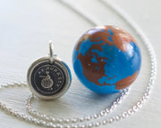 by honesty wax seal necklace