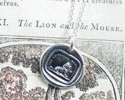 lion and mouse necklace