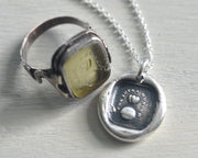 two hearts pendant