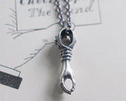 hand necklace pendant