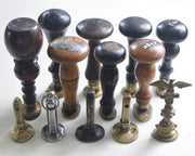 antique wax seal stamp collection